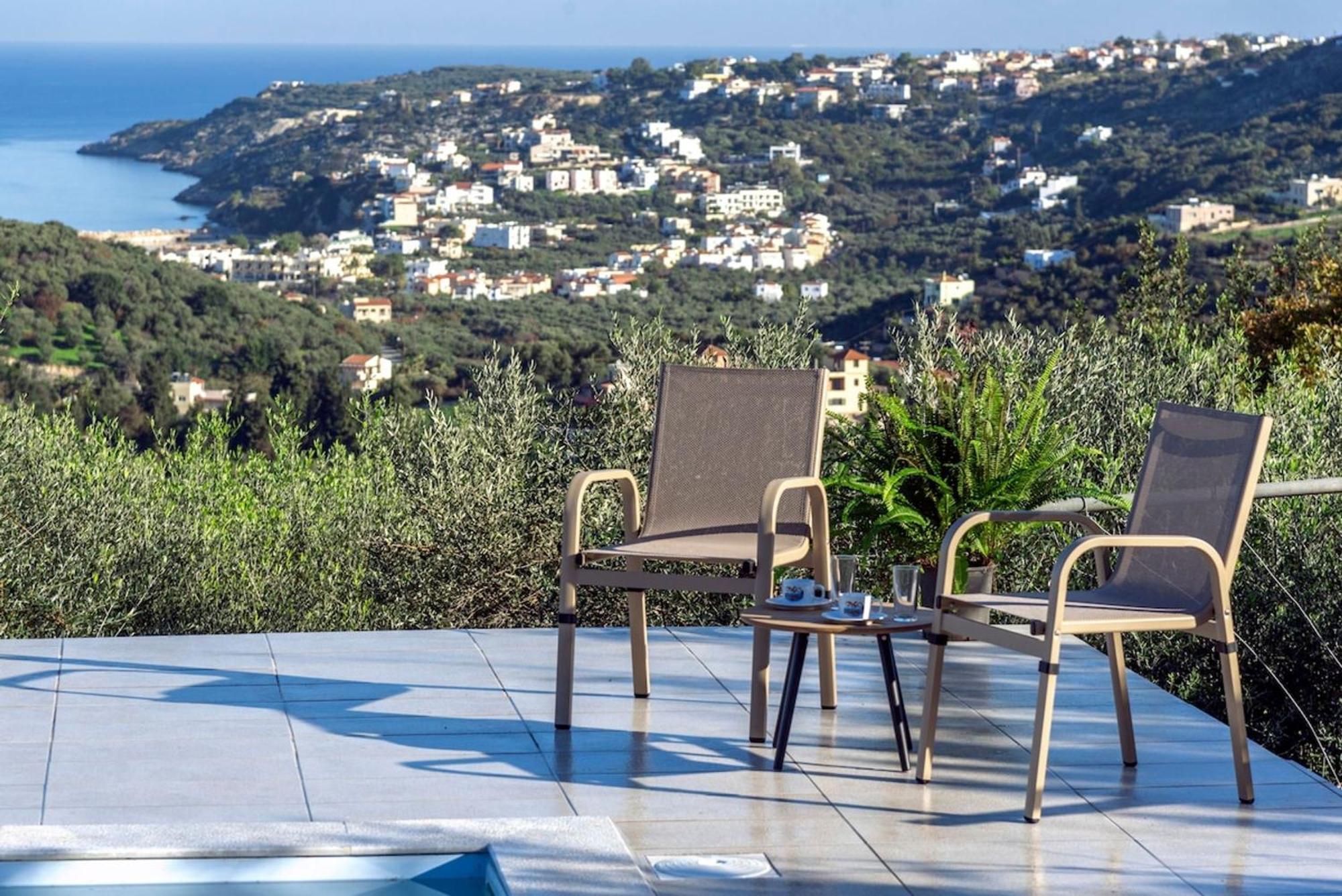 Villa Konstantinos Hilltop Vineyard Escape Almyrida  Exterior photo