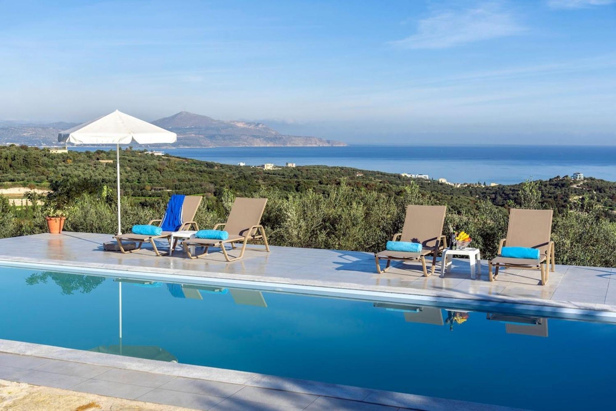 Villa Konstantinos Hilltop Vineyard Escape Almyrida  Exterior photo
