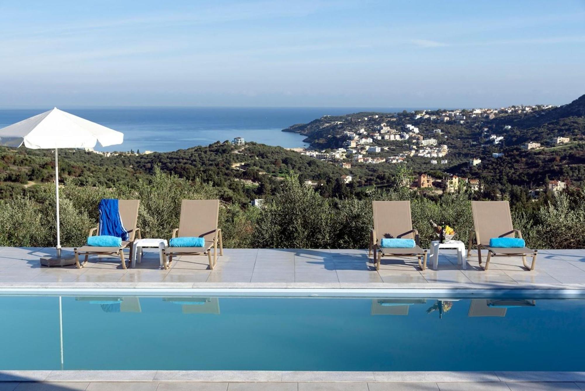 Villa Konstantinos Hilltop Vineyard Escape Almyrida  Exterior photo
