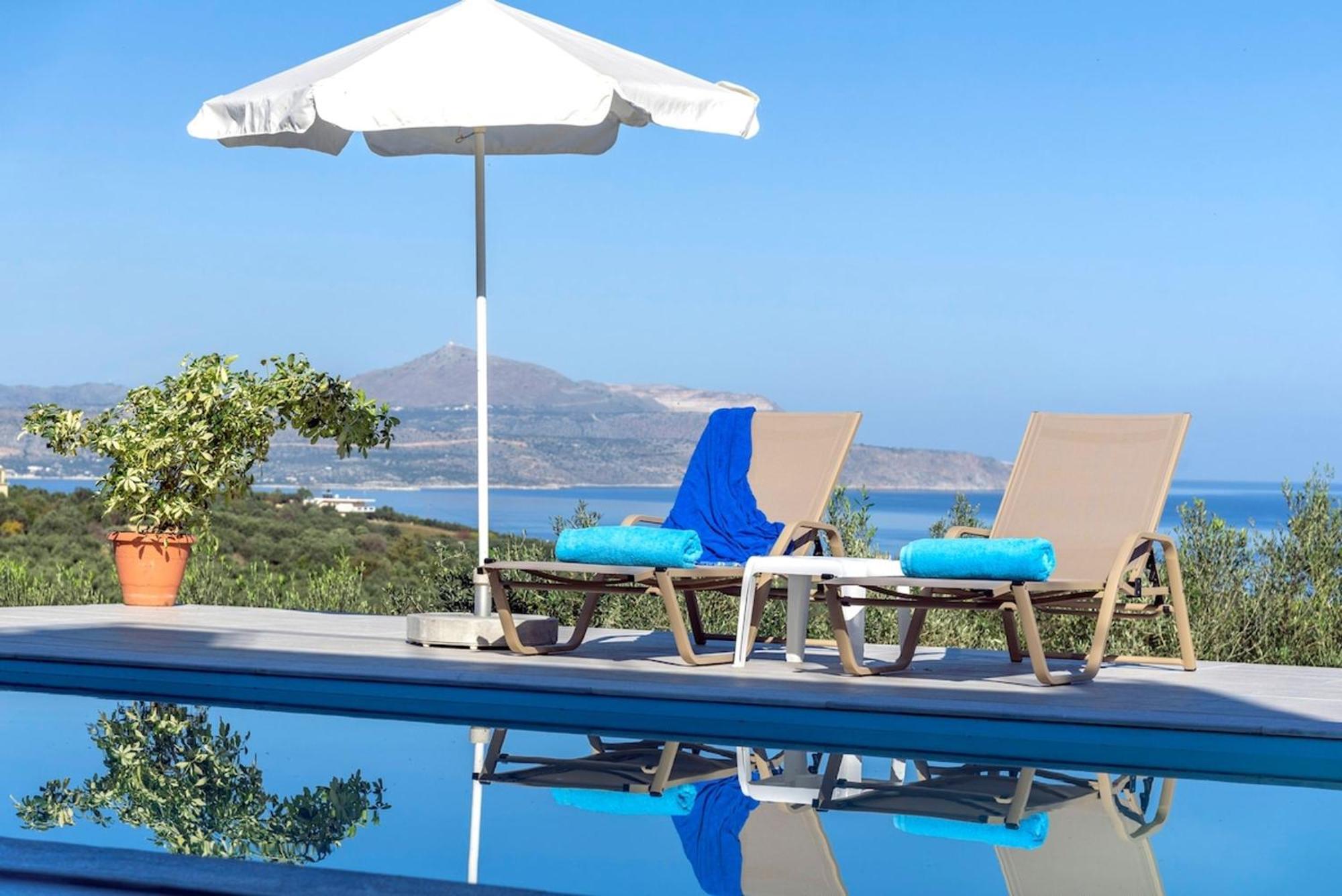 Villa Konstantinos Hilltop Vineyard Escape Almyrida  Exterior photo