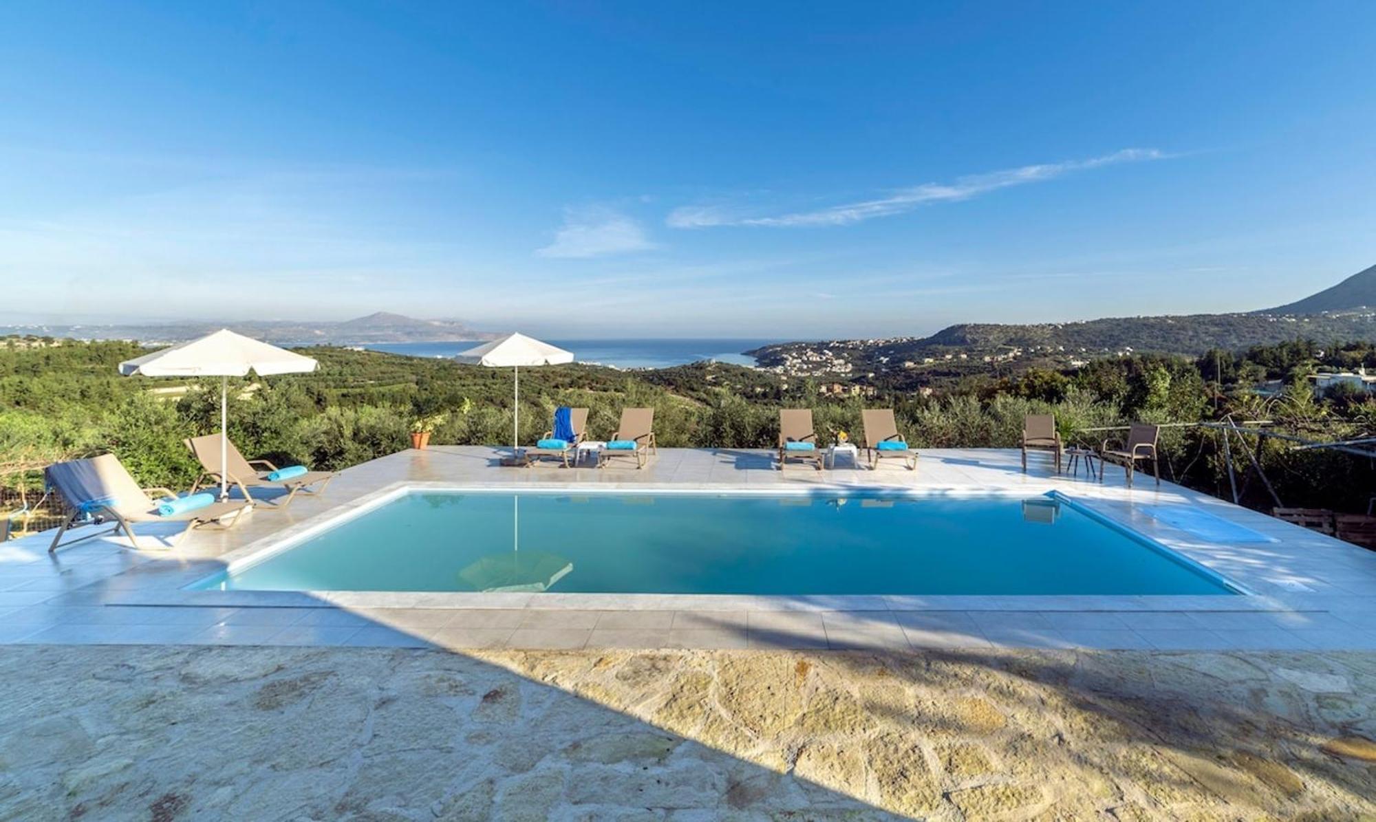 Villa Konstantinos Hilltop Vineyard Escape Almyrida  Exterior photo