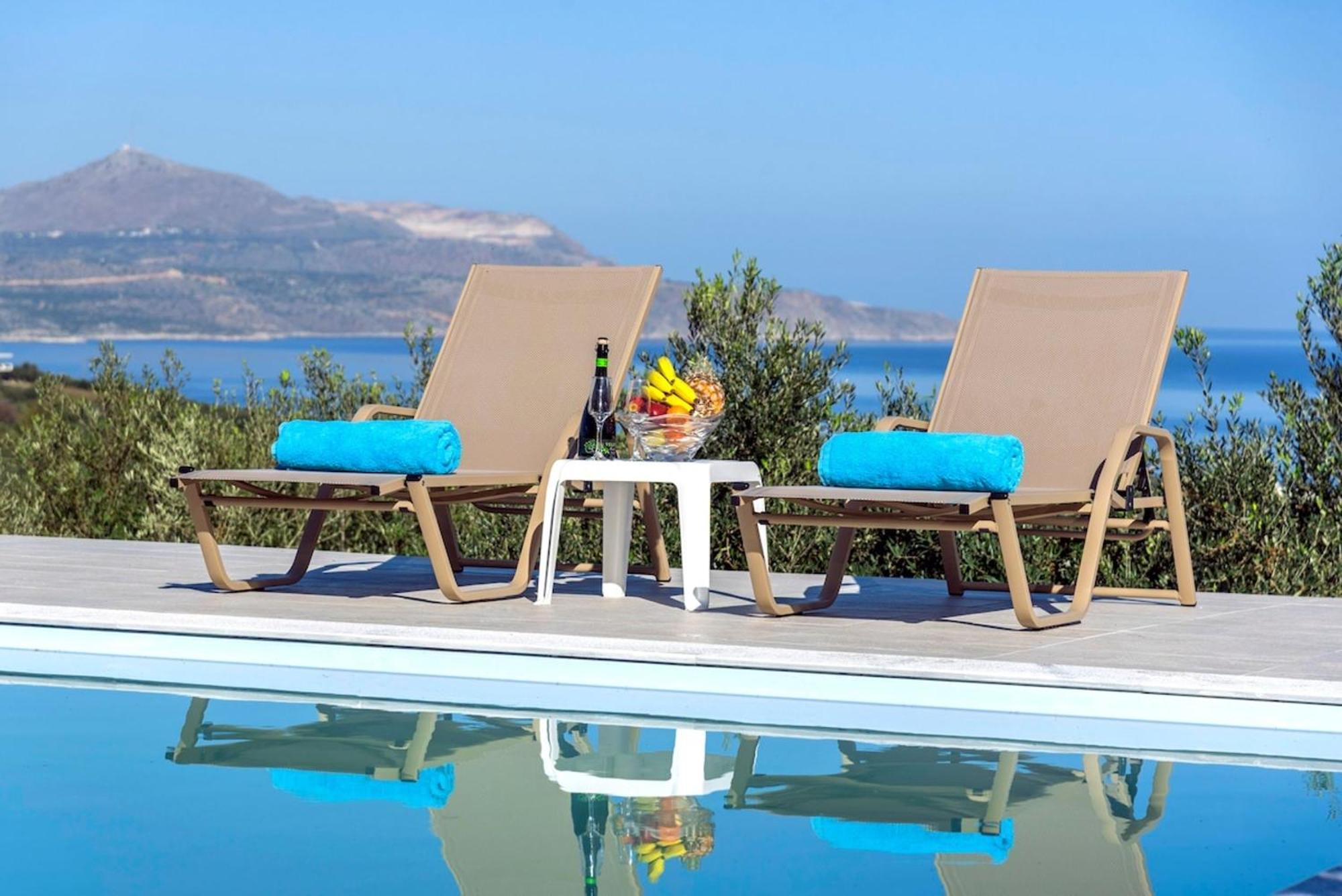 Villa Konstantinos Hilltop Vineyard Escape Almyrida  Exterior photo