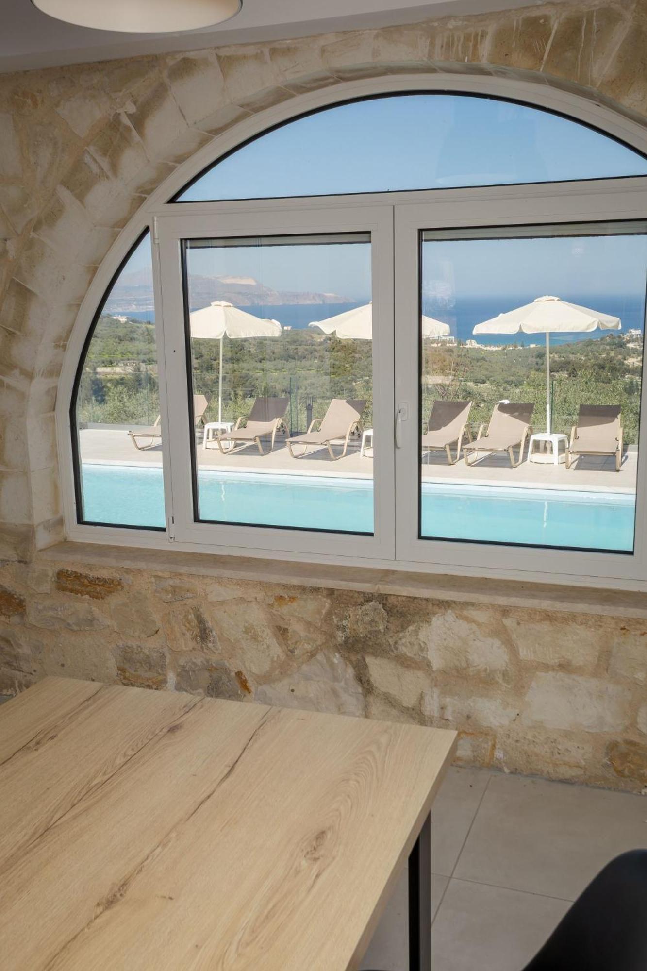 Villa Konstantinos Hilltop Vineyard Escape Almyrida  Exterior photo