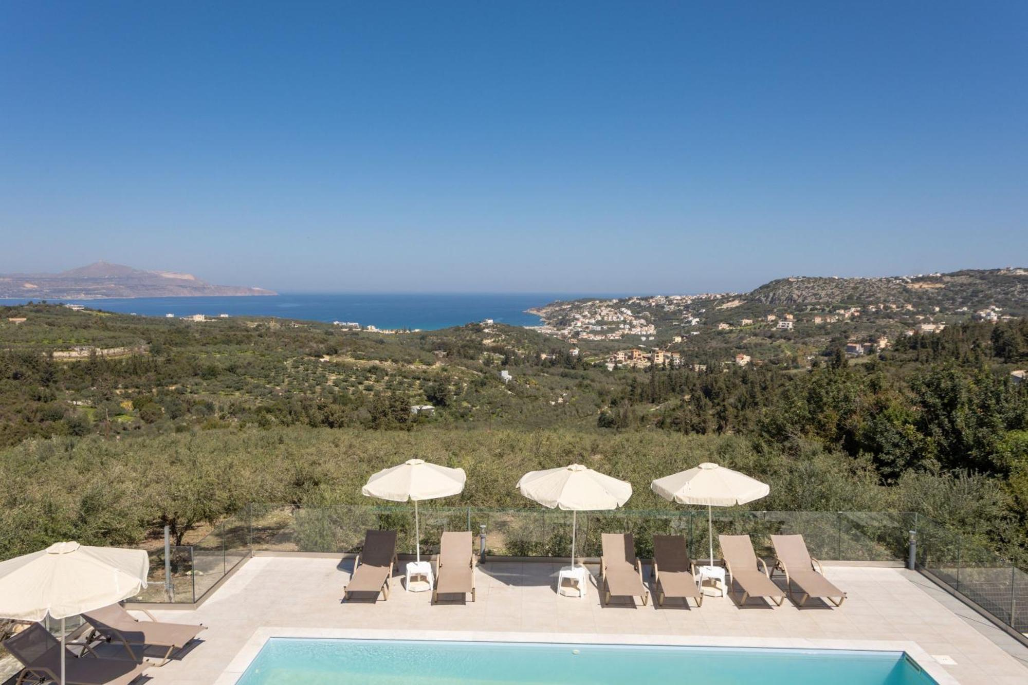 Villa Konstantinos Hilltop Vineyard Escape Almyrida  Exterior photo