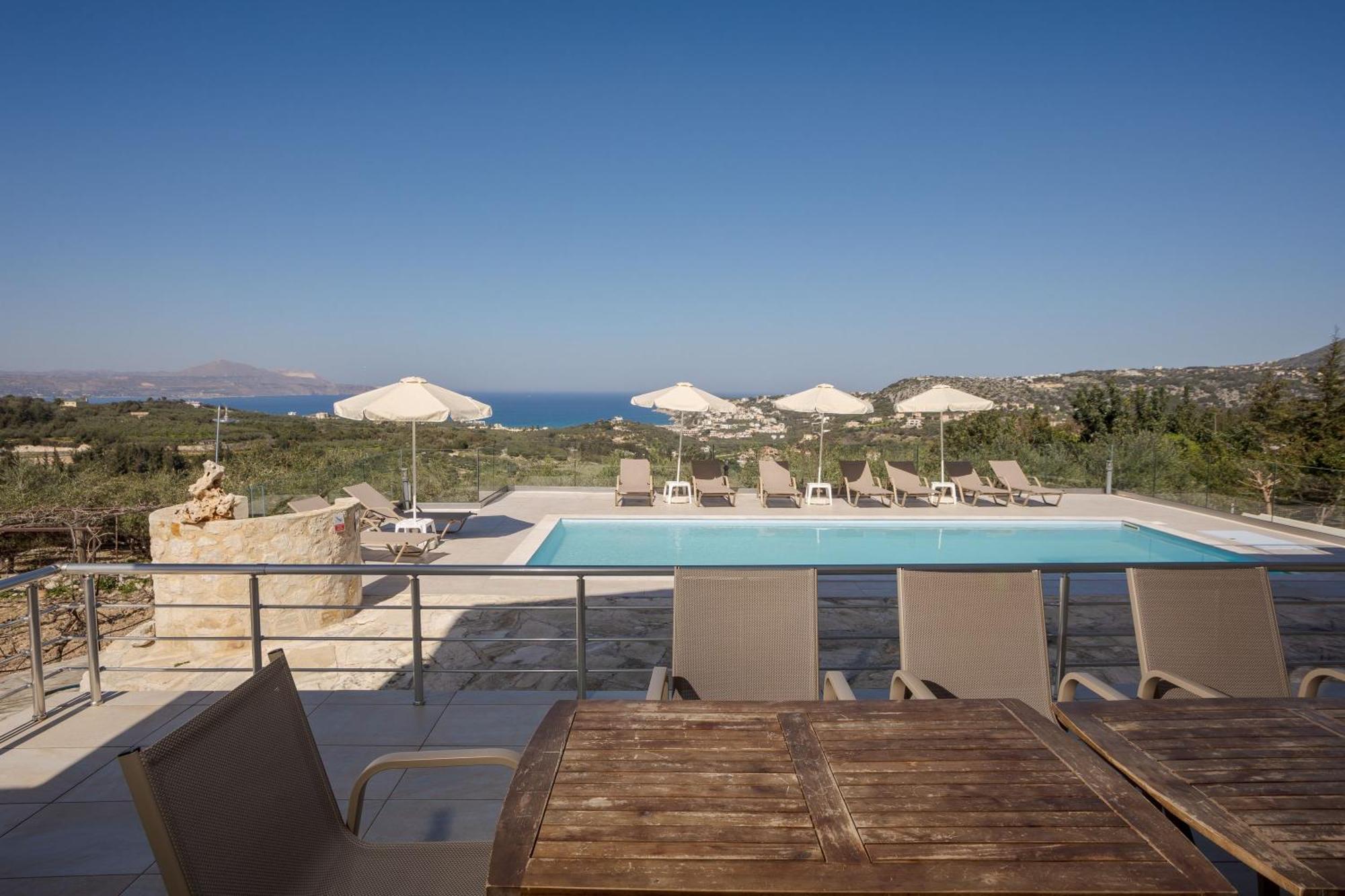 Villa Konstantinos Hilltop Vineyard Escape Almyrida  Exterior photo