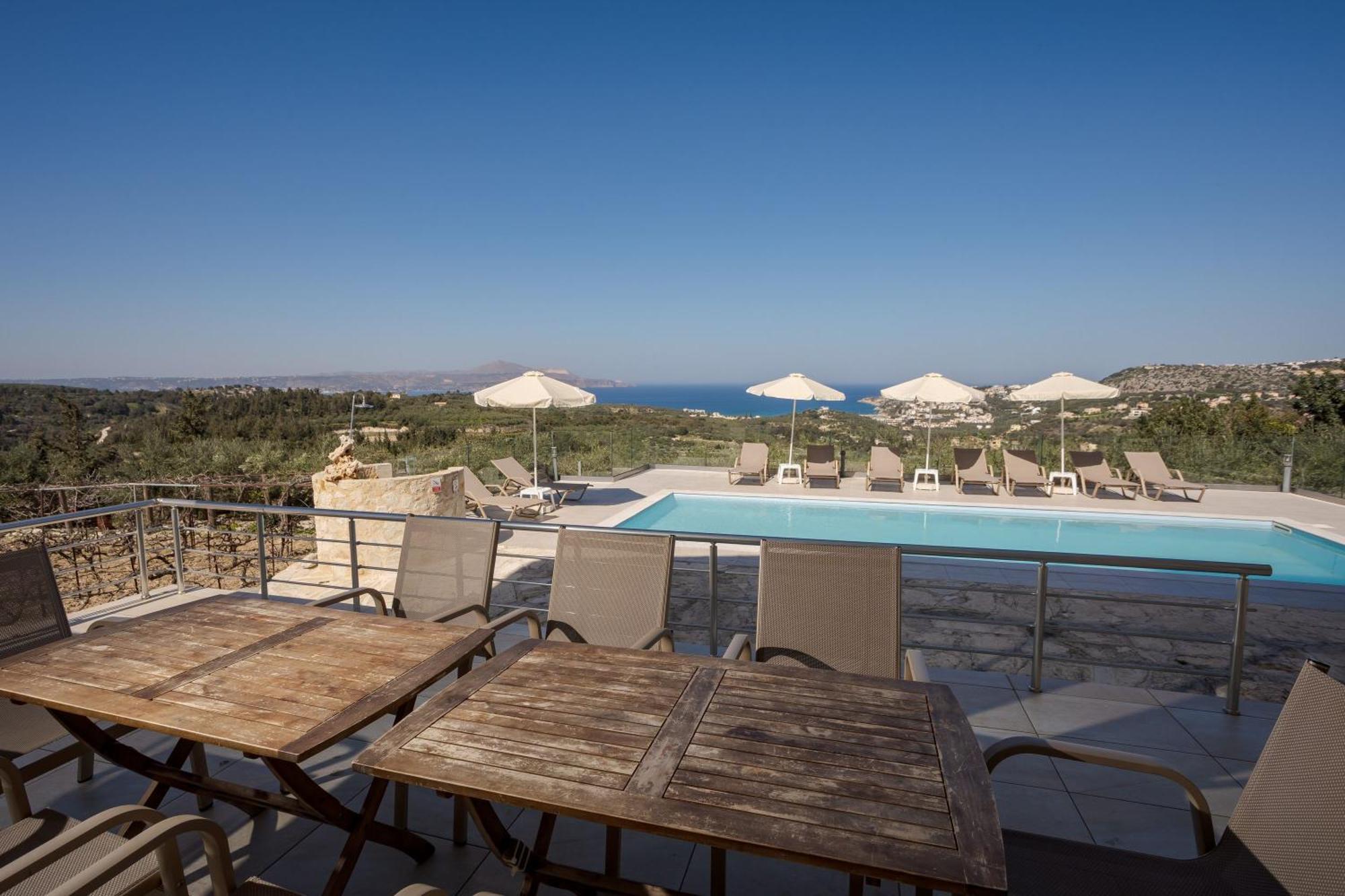Villa Konstantinos Hilltop Vineyard Escape Almyrida  Exterior photo